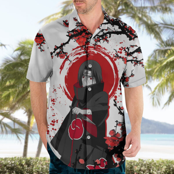 Chemise hawaïenne Uchiha Itachi Style Japonais - Maison Otaku – Image 3