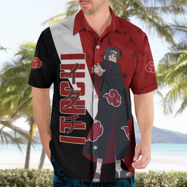 Chemise hawaïenne Uchiha Itachi Naruto - Maison Otaku – Image 3