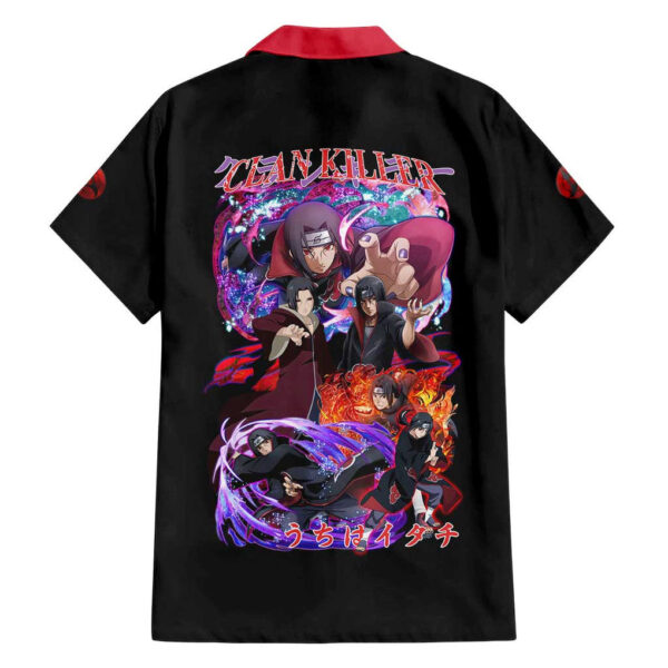 Chemise hawaïenne Uchiha Itachi Naruto Style Japonais - Maison Otaku