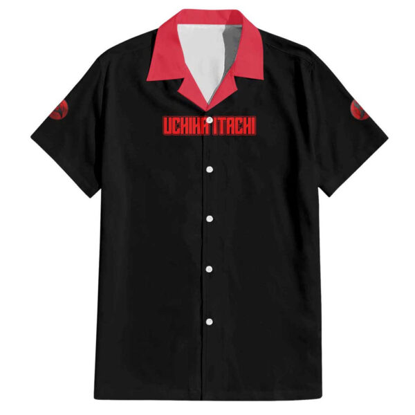 Chemise hawaïenne Uchiha Itachi Naruto Style Japonais - Maison Otaku – Image 2