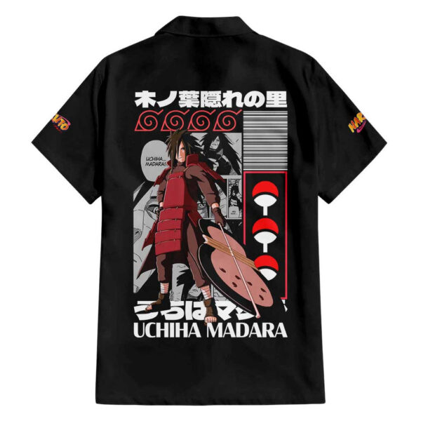 Chemise hawaïenne Uchiha Madara Naruto - Maison Otaku – Image 2