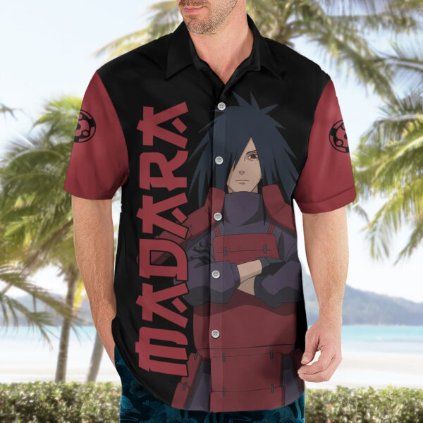 Chemise hawaïenne Uchiha Madara Sharingan Naruto - Maison Otaku – Image 3