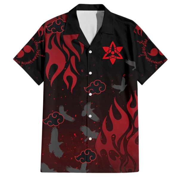 Chemise hawaïenne Uchiha Sasuke Naruto - Maison Otaku