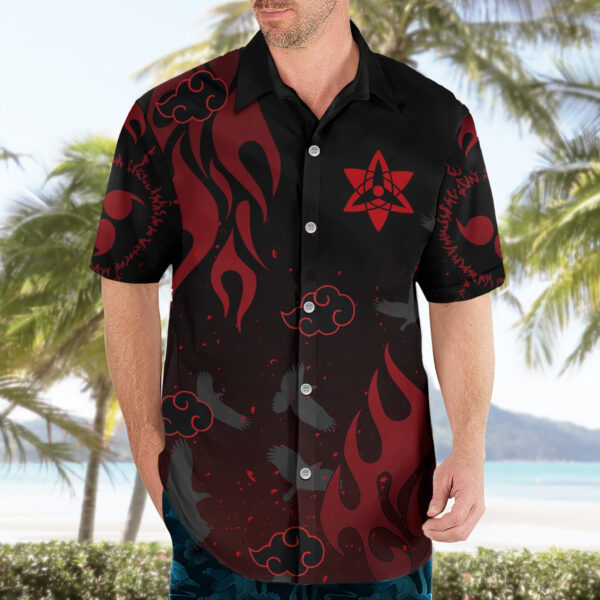 Chemise hawaïenne Uchiha Sasuke Naruto - Maison Otaku – Image 3