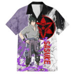 Chemise hawaïenne Uchiha Sasuke Naruto – Maison Otaku