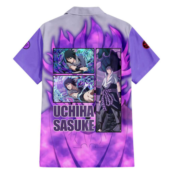 Chemise hawaïenne Uchiha Sasuke Naruto Shippuden - Maison Otaku – Image 2