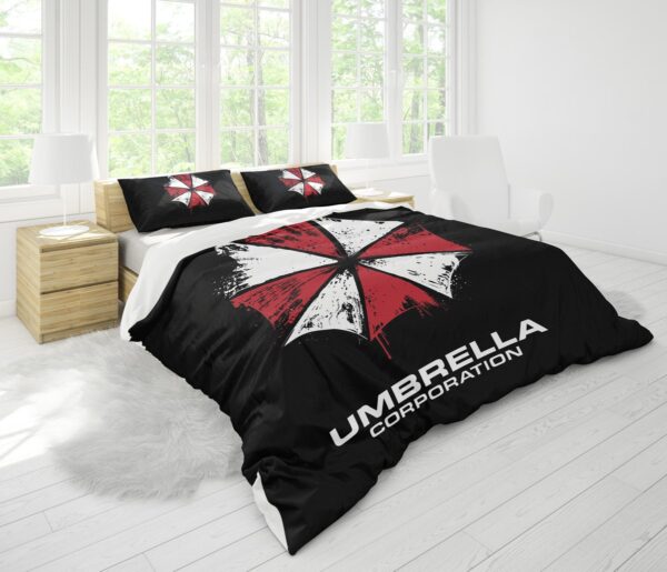 Housse De Couette Umbrella Corporation Resident Evil Parure de lit Ensemble De Literie – Image 2