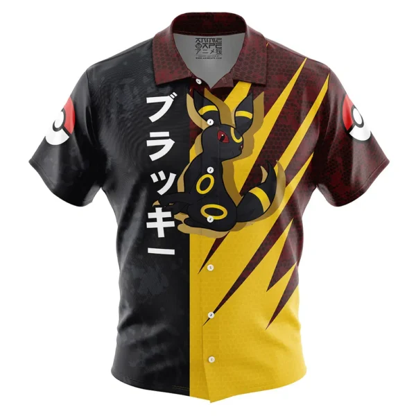 Chemise hawaïenne Attaque Noctali Pokémon - Maison Otaku