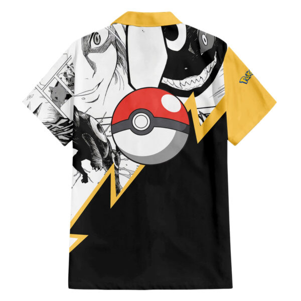 Chemise hawaïenne Umbreon Mix Manga - Maison Otaku – Image 2