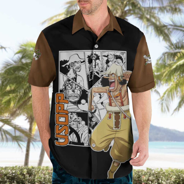 Chemise hawaïenne Usopp One Piece V2 - Maison Otaku – Image 3