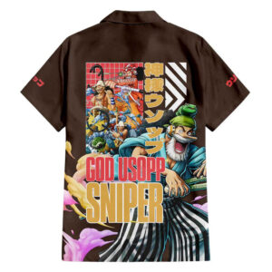 Chemise hawaïenne Usopp One Piece Streetwear - Maison Otaku