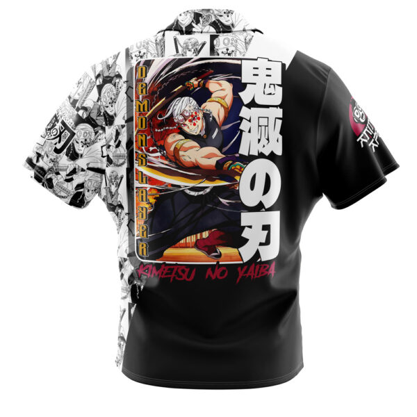 Chemise hawaïenne Uzui Tengen Collage Manga Demon Slayer - Maison Otaku – Image 2