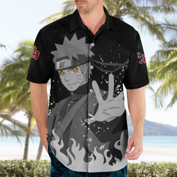 Chemise hawaïenne Uzumaki Naruto Shippuden - Maison Otaku – Image 3
