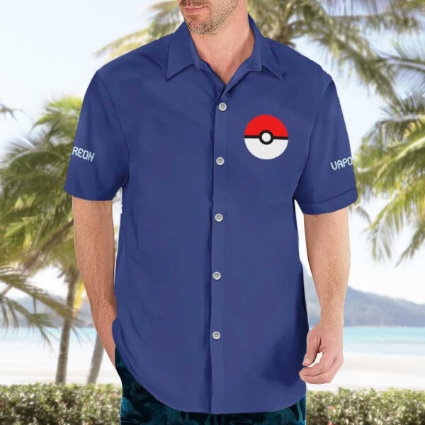 Chemise hawaïenne Vaporeon Pokémon - Maison Otaku – Image 3