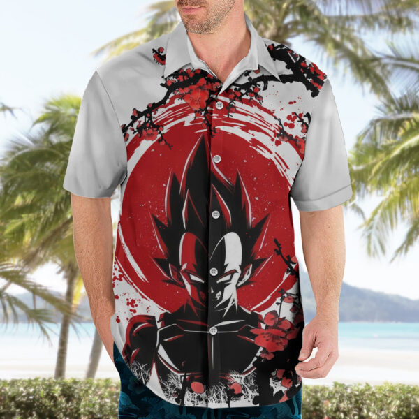 Chemise hawaïenne Vegeta Style Japonais - Maison Otaku – Image 3