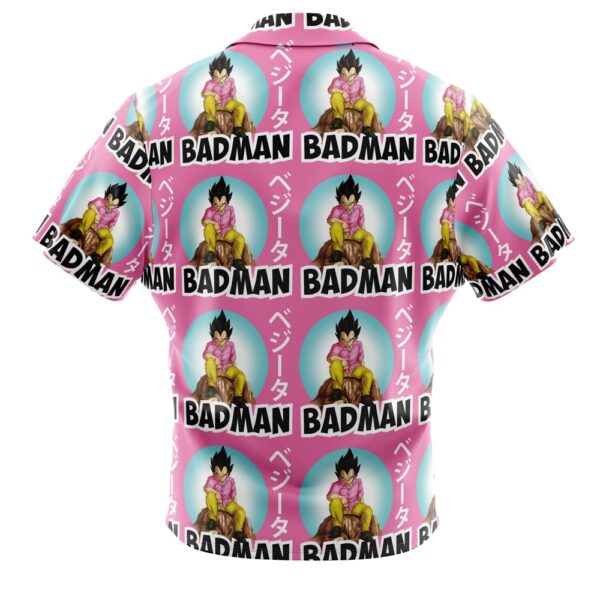 Chemise hawaïenne Vegeta Pink Badman Dragon Ball Z - Maison Otaku – Image 2