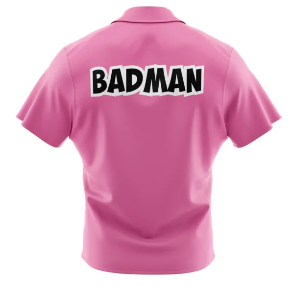 Chemise hawaïenne Vegeta Badman Rose Dragon Ball Z - Maison Otaku
