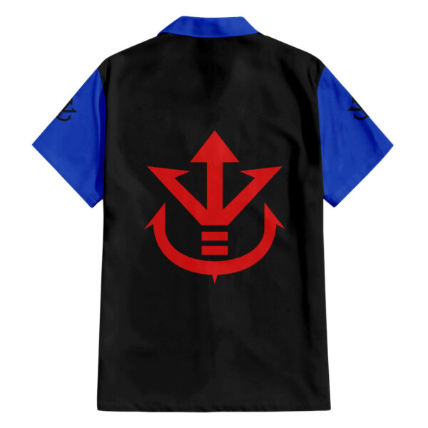 Chemise hawaïenne Vegeta Bleu Manga - Maison Otaku – Image 2