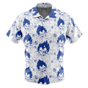 Chemise hawaïenne Vegeta Bleu Dragon Ball Z - Maison Otaku