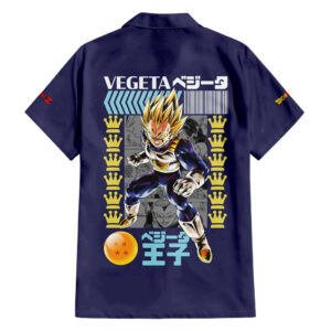 Chemise hawaïenne Vegeta Dragon Ball Z - Maison Otaku