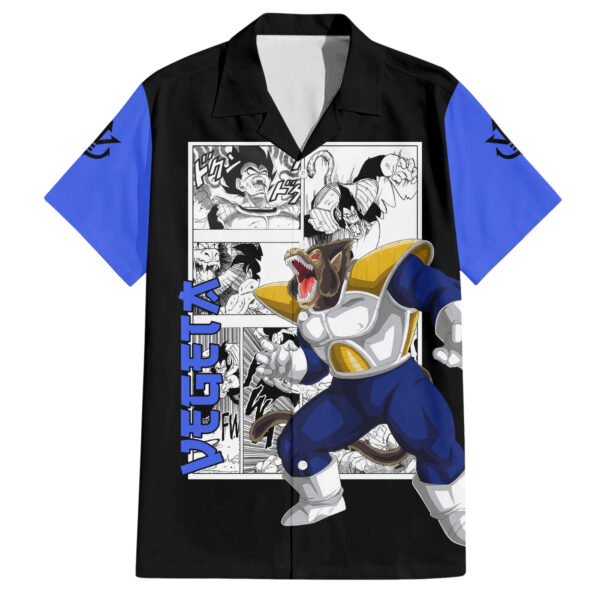 Chemise hawaïenne Vegeta Grand Singe Dragon Ball Mix Manga - Maison Otaku