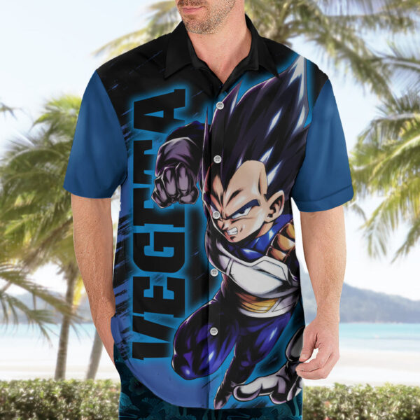 Chemise hawaïenne Vegeta Hoodie Dragon Ball - Maison Otaku – Image 3