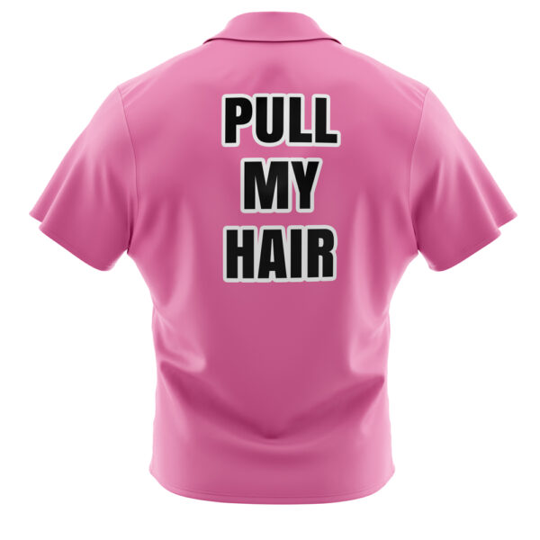 Chemise hawaïenne Vegeta Pull My Hair Pink Dragon Ball Z Abridged - Maison Otaku