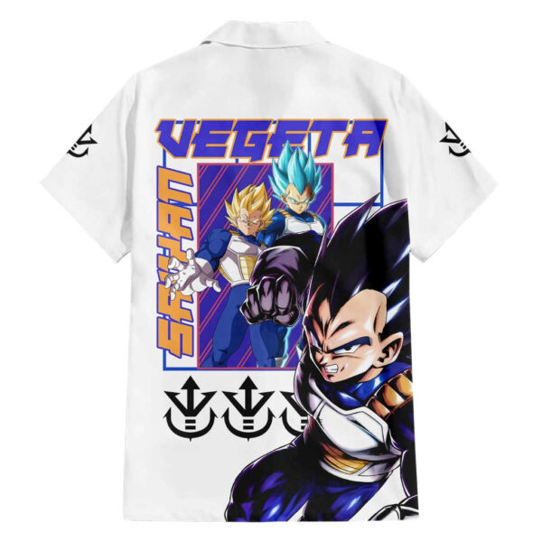 Chemise hawaïenne Vegeta V3 Dragon Ball Z - Maison Otaku – Image 2