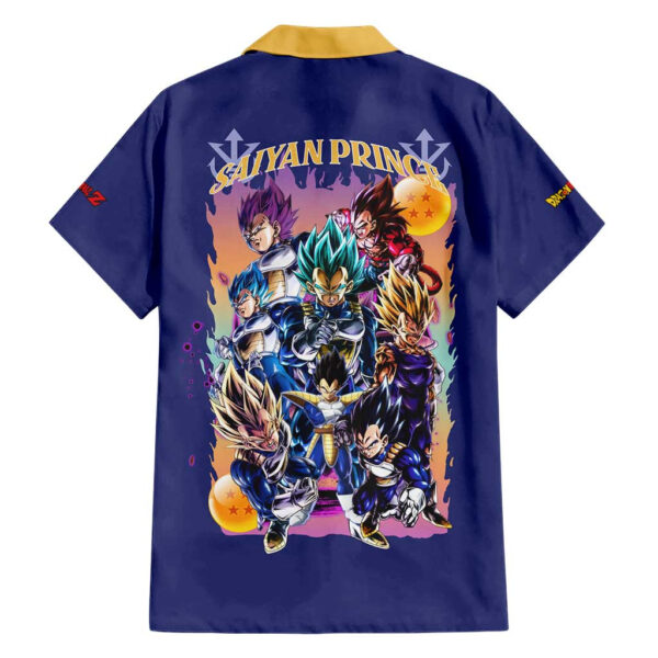 Chemise hawaïenne Vegeta V4 Dragon Ball Z - Maison Otaku – Image 2