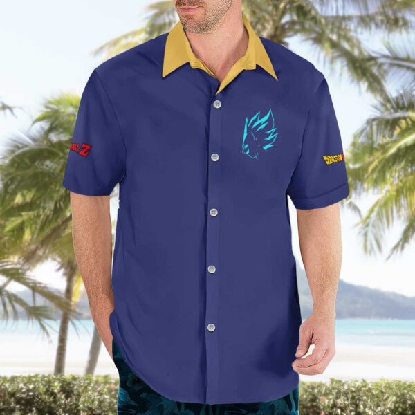 Chemise hawaïenne Vegeta V4 Dragon Ball Z - Maison Otaku – Image 3