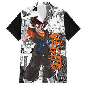 Chemise hawaïenne Vegito Dragon Ball Mix Manga - Maison Otaku