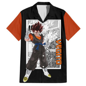 Chemise hawaïenne Vegito Dragon Ball Mix Manga - Maison Otaku
