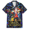 Chemise hawaïenne Vibing FLCL Couleurs Abstraites - Maison Otaku