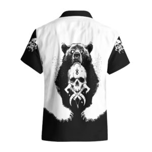 Chemise hawaïenne Vikings Tête de Mort - Maison Otaku