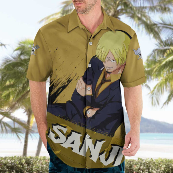 Chemise hawaïenne Vinsmoke Sanji One Piece - Maison Otaku – Image 3
