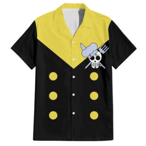 Chemise hawaïenne Vinsmoke Sanji One Piece Uniforme - Maison Otaku