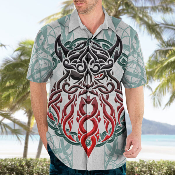 Chemise hawaïenne Viking Odin Dieu d'Asgard - Maison Otaku – Image 3