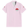 Chemise hawaïenne Volcarona Pokémon Style Japonais - Maison Otaku