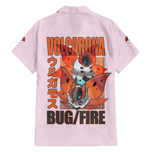 Chemise hawaïenne Volcarona Pokémon Style Japonais - Maison Otaku – Image 2