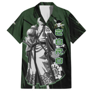 Chemise hawaïenne Zoro Roronoa Wano One Piece - Maison Otaku