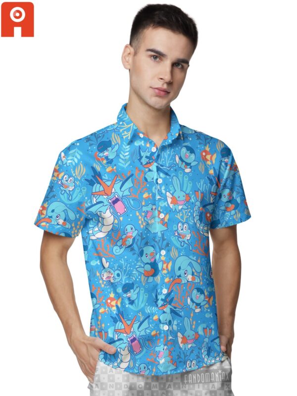 Chemise hawaïenne Aloha Type Eau - Maison Otaku – Image 3