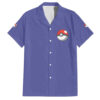 Chemise hawaïenne Pokémon Type Eau Style Japonais - Maison Otaku