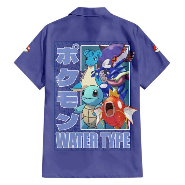 Chemise hawaïenne Pokémon Type Eau Style Japonais - Maison Otaku – Image 2