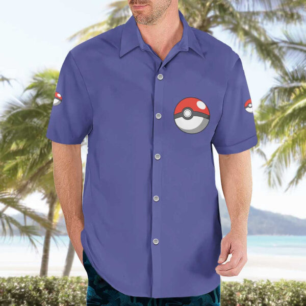 Chemise hawaïenne Pokémon Type Eau Style Japonais - Maison Otaku – Image 3