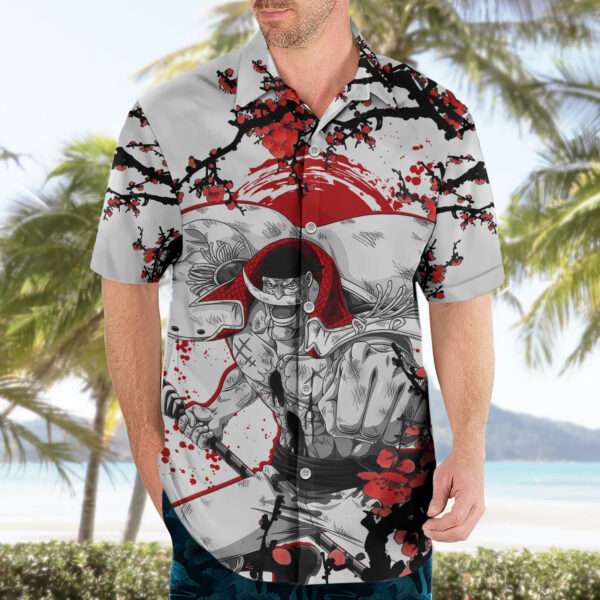 Chemise hawaïenne Pirates Barbe Blanche Style Japonais - Maison Otaku – Image 3