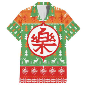 Chemise hawaïenne Yamcha Dragon Ball Mix Noël - Maison Otaku