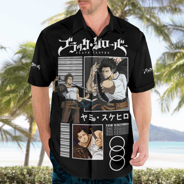 Chemise hawaïenne Yami Sukehiro Black Clover - Maison Otaku – Image 3
