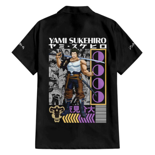 Chemise hawaïenne Yami Sukehiro Black Clover V2 - Maison Otaku