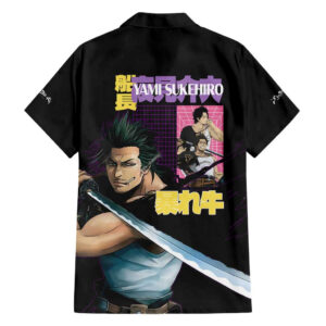 Chemise hawaïenne Yami Sukehiro Black Clover V3 - Maison Otaku