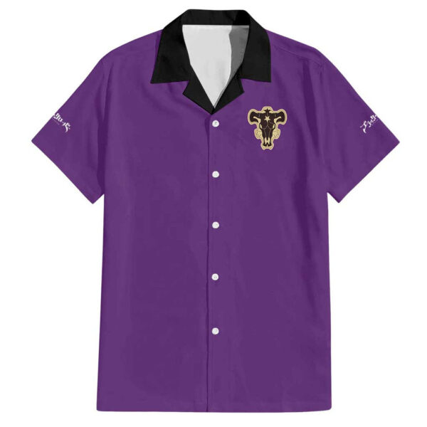 Chemise hawaïenne Yami Sukehiro Black Clover Style Japonais - Maison Otaku – Image 2